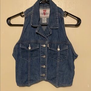 Levi's Blue Denim Vest